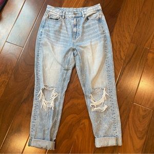 AEO mom jeans